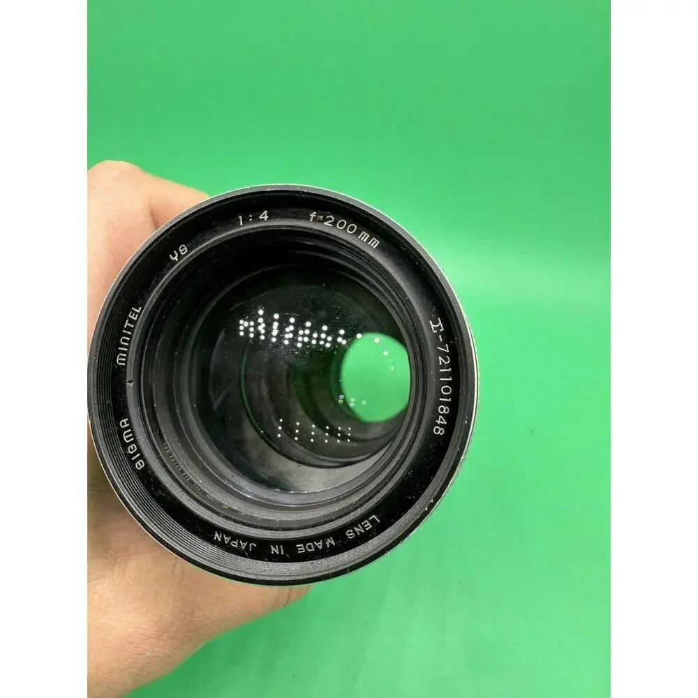 SIGMA Minitel YS 1:4 F 200 MM / Telephoto Lens/ Made IN Japan
